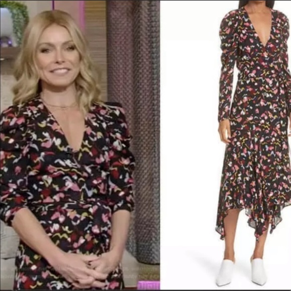 A. L. C. Tianna Silk Wrap Dress - Picture 2 of 5